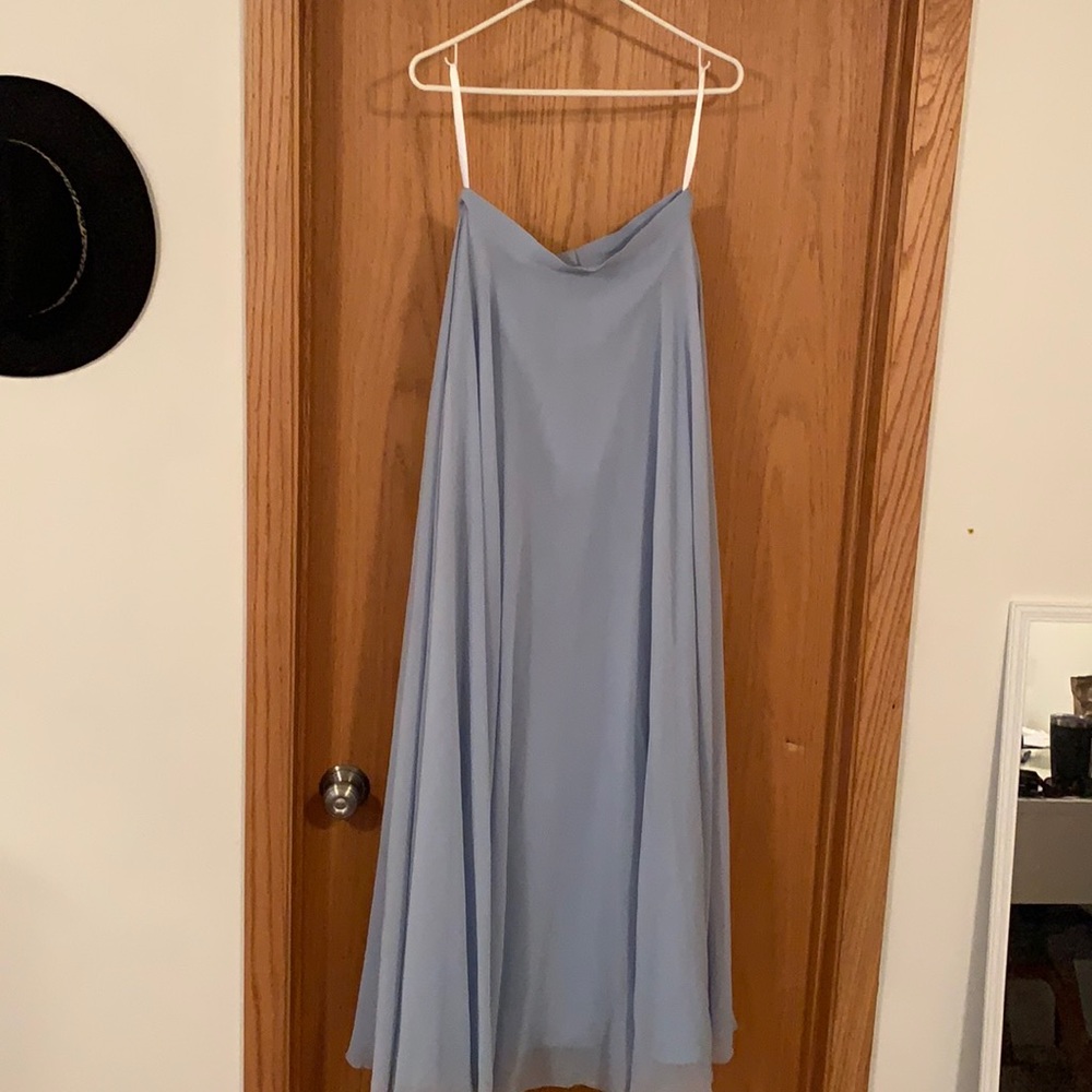 Revelry - Lola Chiffon Skirt (Light Blue #936)
